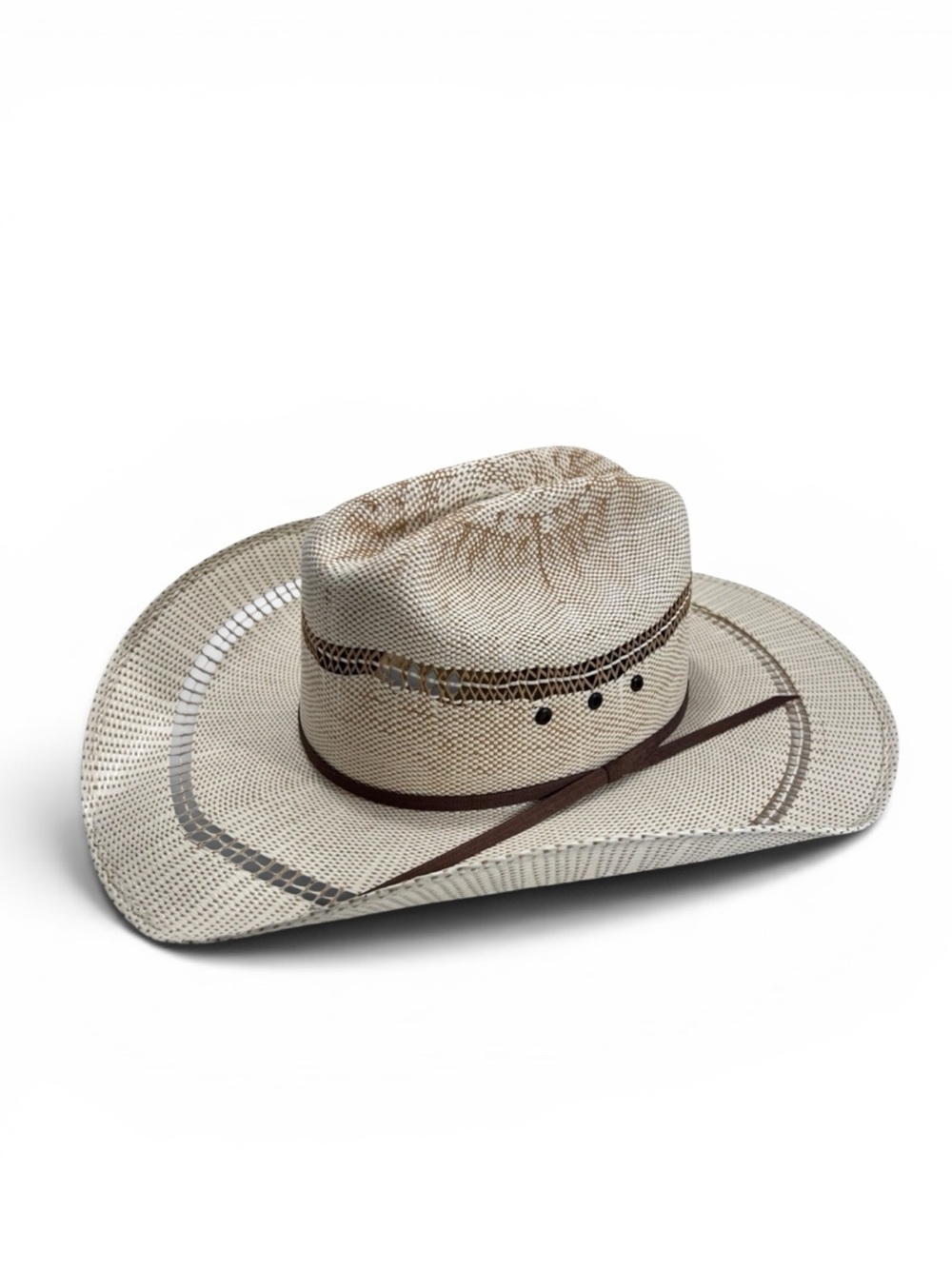 ARIAT DOUBLE S STRAW COWBOY HAT